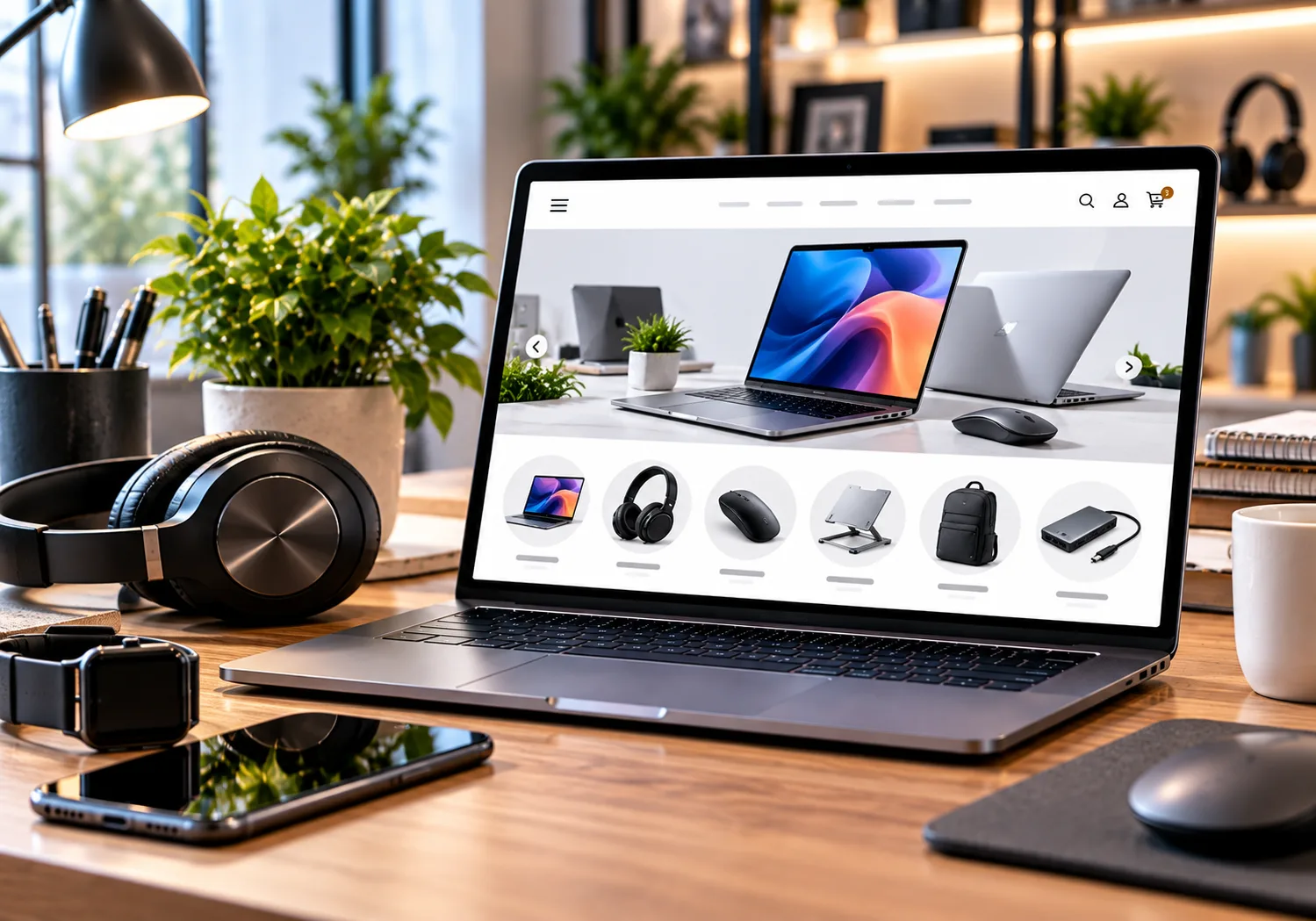 Acoustics Audio website design concept